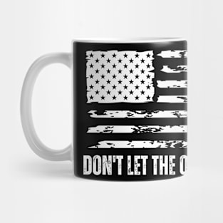 Don’t Let the Old Man In Retro American flag Mug